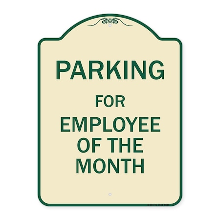 Designer Series-Parking For Employee Of The Month Sign,